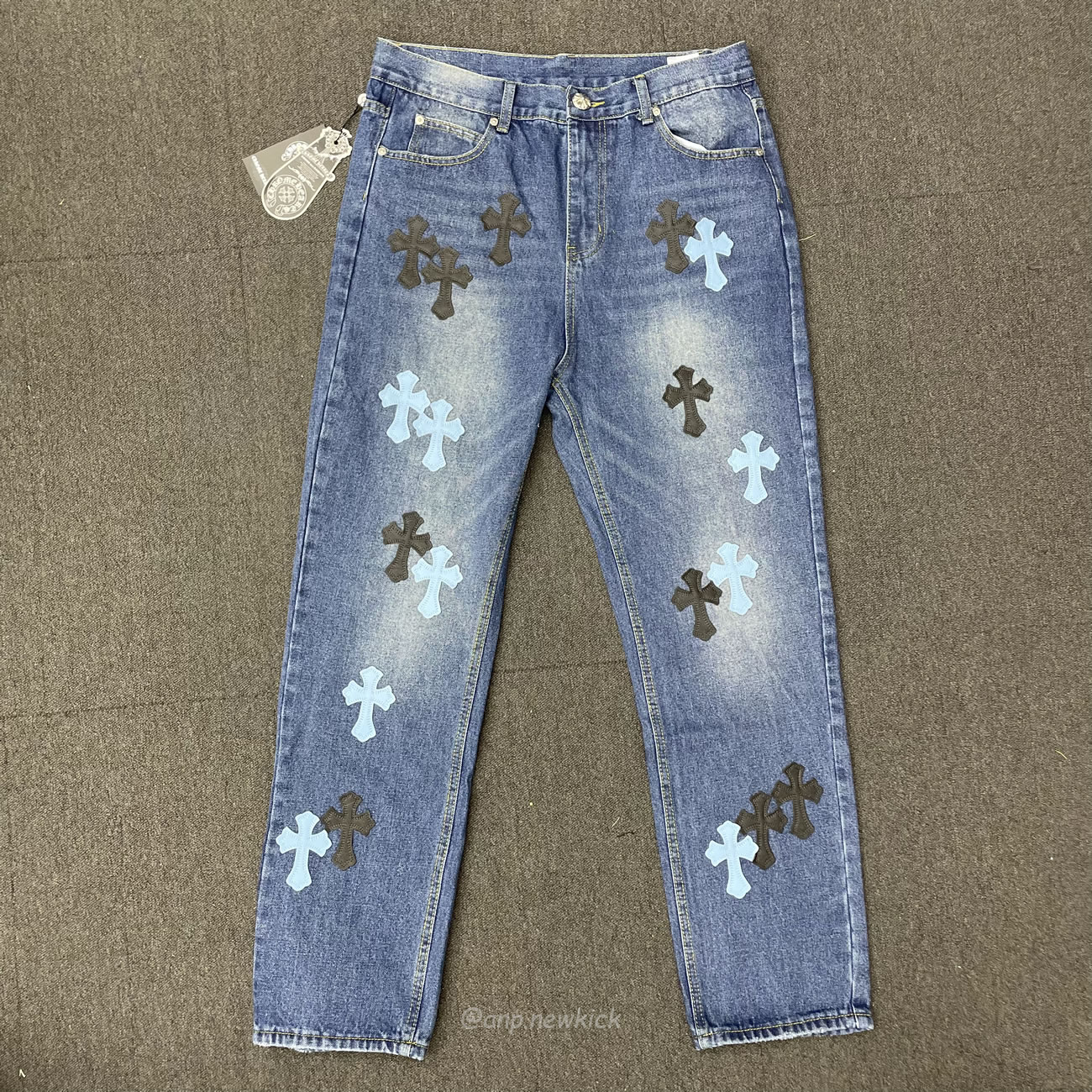 Chrome Hearts Blue Jeans Cross Patch (7) - www.newkick.vip